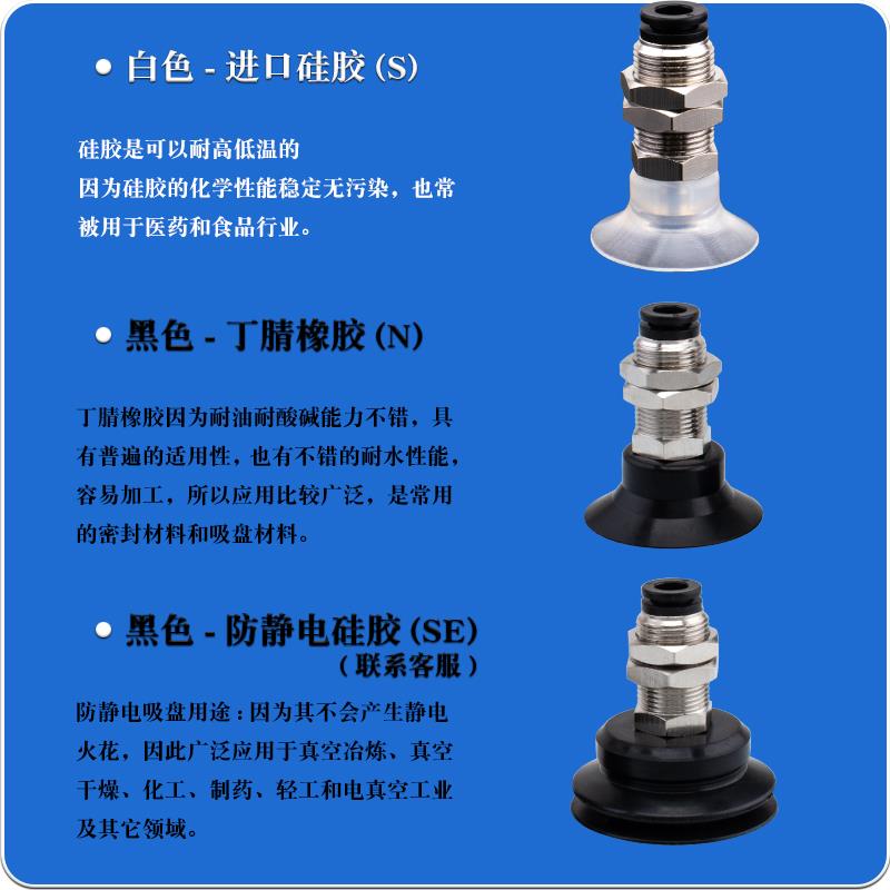 气立可真空吸盘金具PAK/PBK-10/15/20/25/30/35/40/50 机械手配件