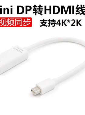 mini dp to hdmi转接线 迷你dp转hdmi雷电支持1080P/4K电脑数据线