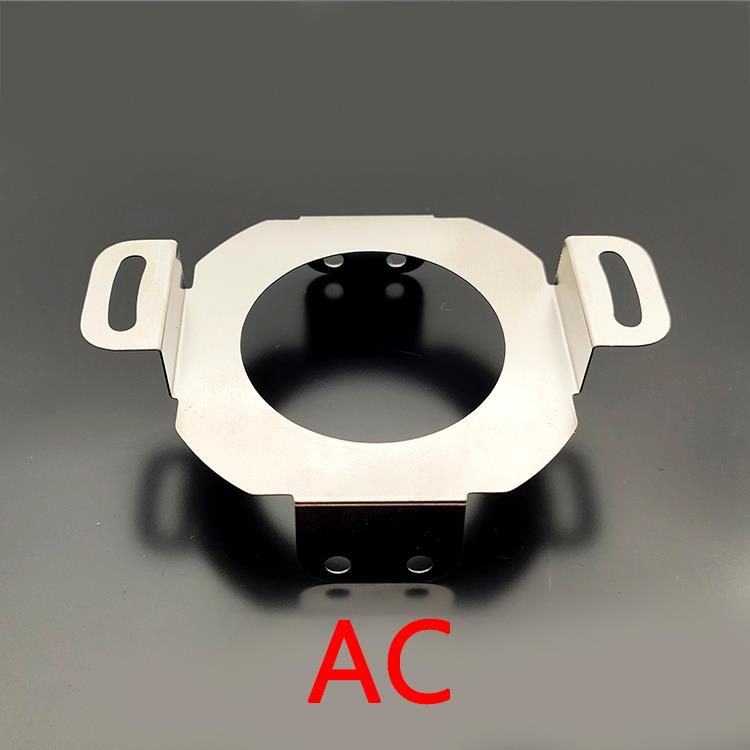 光电旋转编码器专用支架板簧不锈钢弹片空心轴伺服安装片固定片