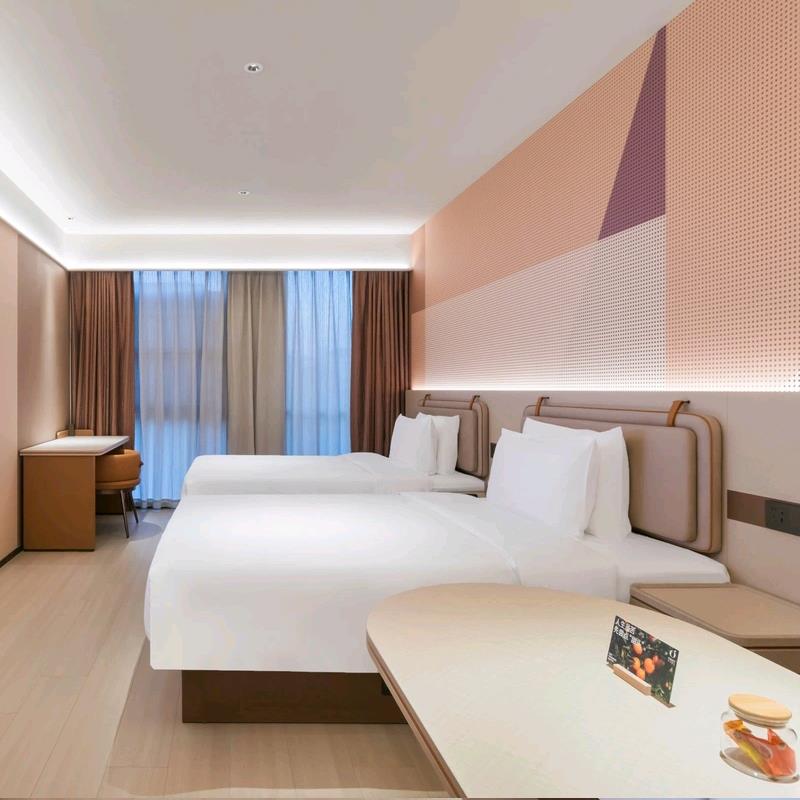 桔子3.0酒店宾馆家具标间全套全屋定制民宿酒店床工厂酒店双人床