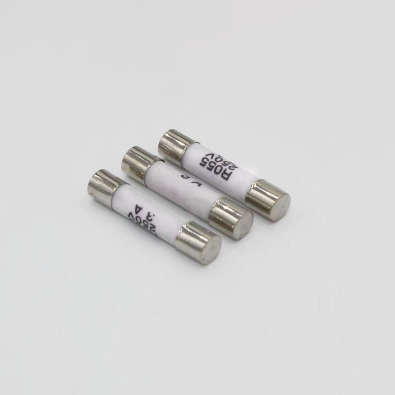 陶瓷保险丝5×20 5×25 R055保险管熔断器熔芯2A 4A 250V 100/盒
