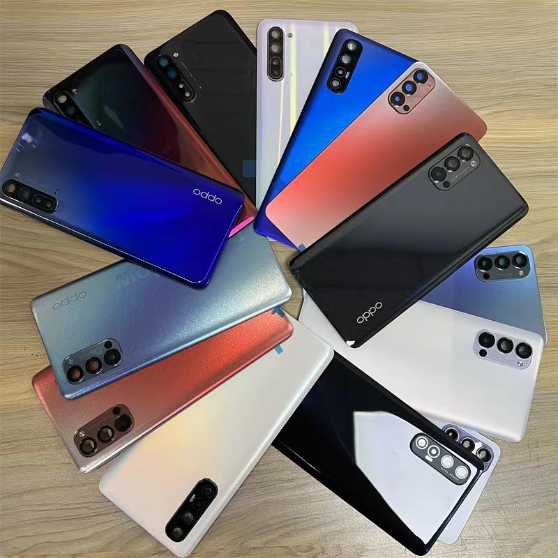 适用于Reno3Pro原装后盖玻璃Reno3活力版拆装手机电池盖K7壳后屏