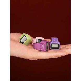 。手指记时器读计数器一心计数器经记数器戒指手按迷你随身指环点