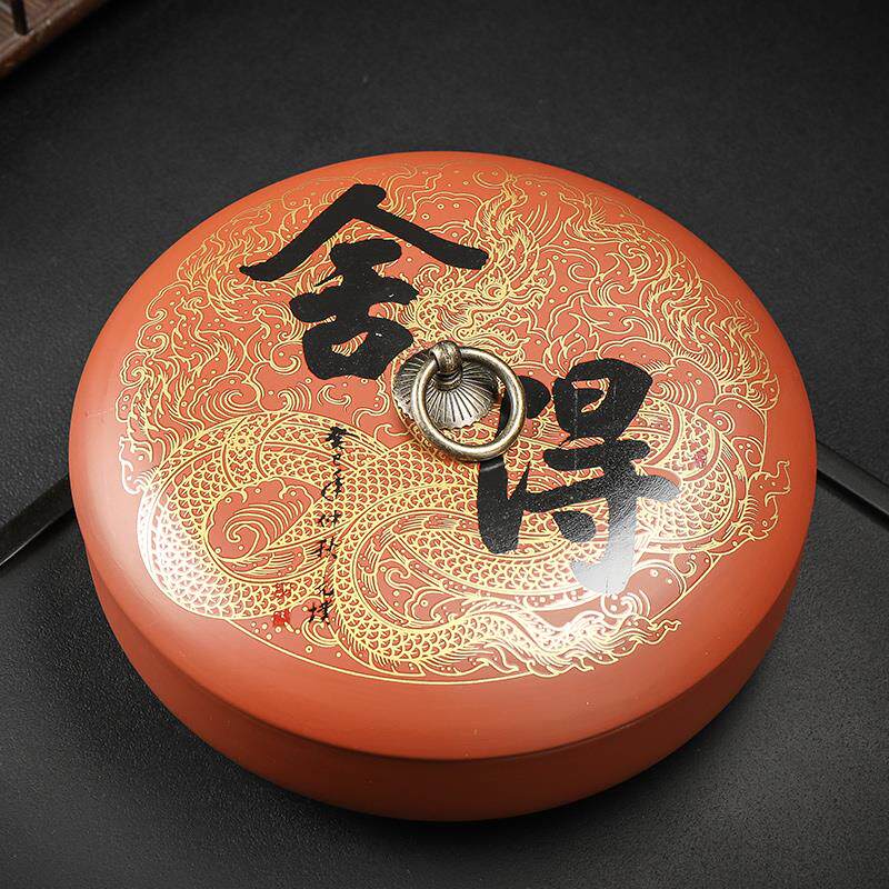 紫砂茶叶罐精品高档陶瓷密封茶罐普洱白茶饼茶叶收纳盒防潮储存罐