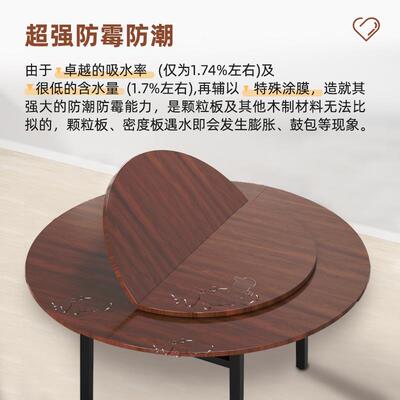 实木折叠圆桌餐桌家用吃饭桌子加转盘12人圆台面新型可折叠桌面板