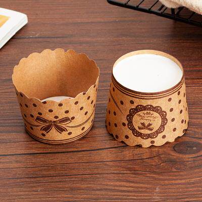 蛋糕纸杯空气炸锅专用可蒸耐烤烘焙家用烤箱加厚马芬模具纸托 托