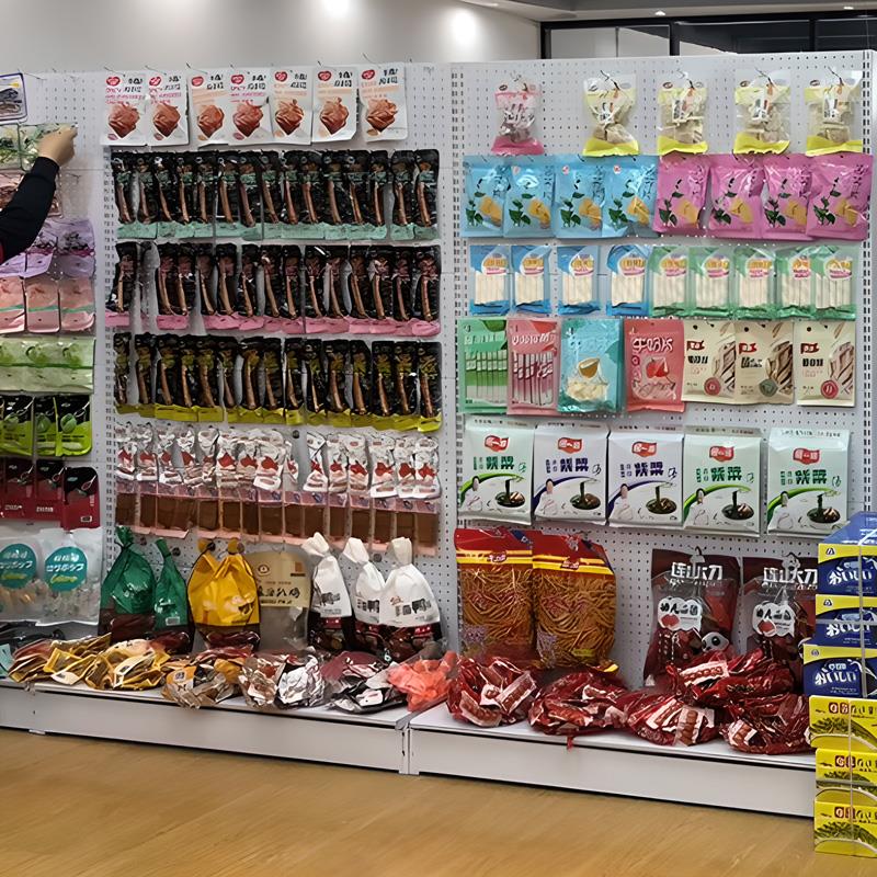 立式洞洞板货架展示架超市饰品手机配件渔具店落地挂钩宠物置物架