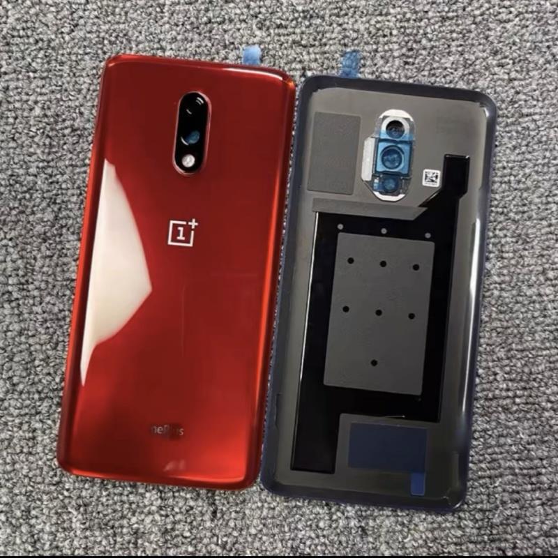 适用一加7原装玻璃后盖oneplus7后壳1+7T 1+7PRO原厂电池背盖外壳
