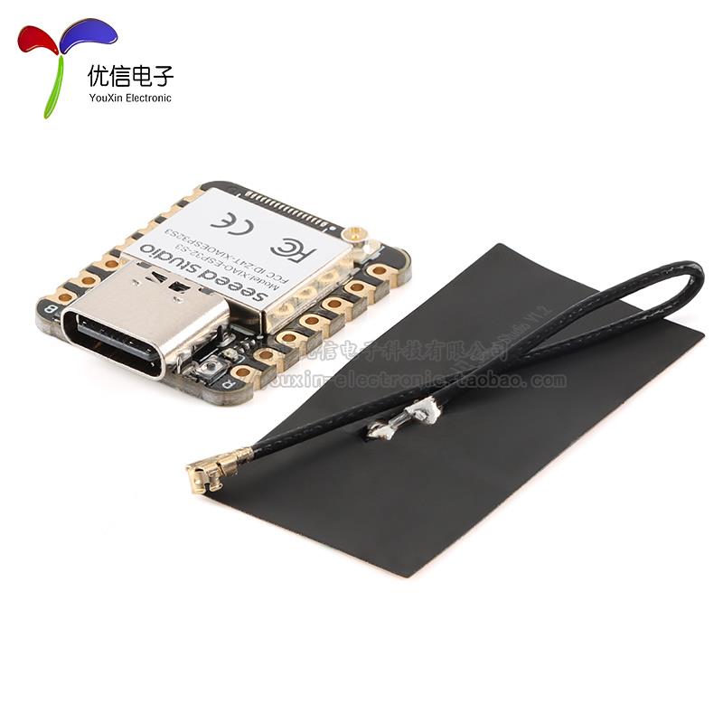 Seeed Studio XIAO ESP32S3 2.4GHz Wi-Fi+蓝牙BLE 5.0双核开发板