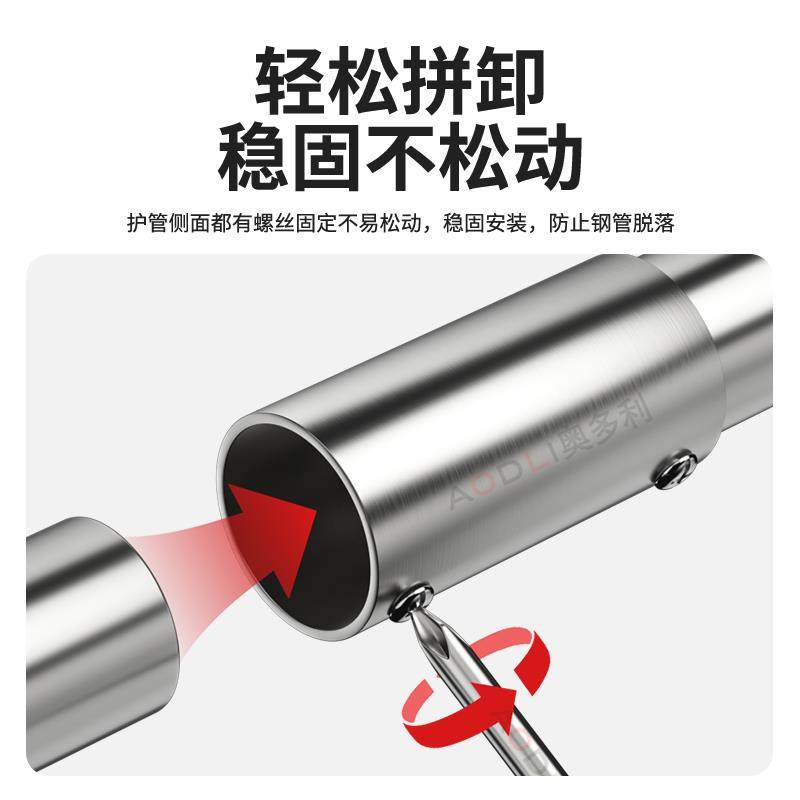 不锈钢管连接件圆管固定件晾衣架配件19/25/32MM弯头三通四通接头