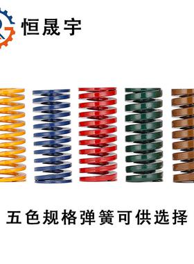 模具弹簧65mn矩形压簧TH绿色高强度扁线弹簧30x130重负荷压缩弹簧