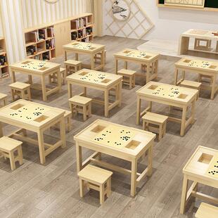 实木围棋象棋桌中小学生围棋培训桌儿童五子棋下棋桌辅导班课桌椅