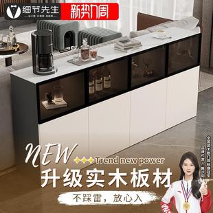 极简沙发侧边柜边几客厅2024新款 意式 角几设计师轻奢高级感储物柜