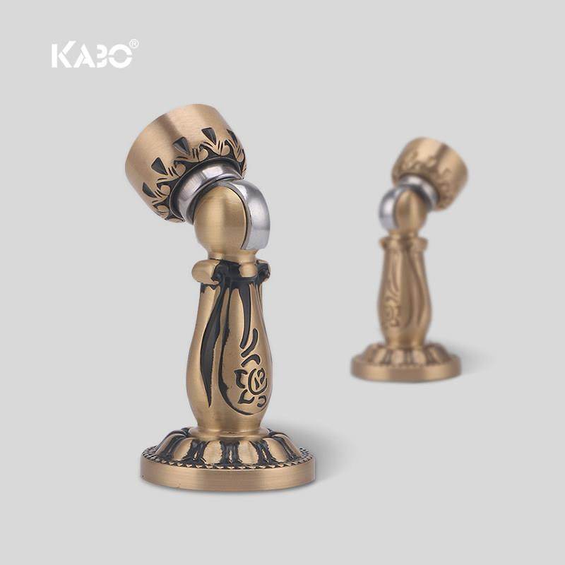 德国KABO欧式全铜门吸强磁黄铜门碰门阻墙吸地吸门挡防撞铜吸门器