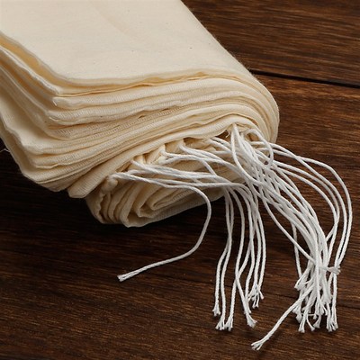 30个20*30纯棉中药袋煲汤纱布袋卤料包调料过滤袋药包泡酒煎药袋