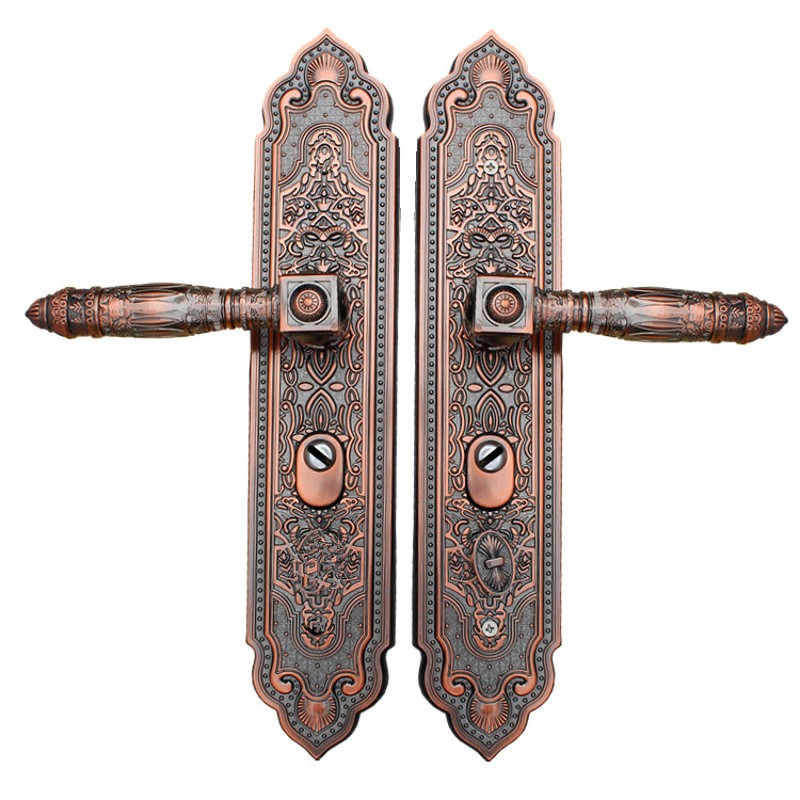 【品发】高档红古全锌合金防盗门面板