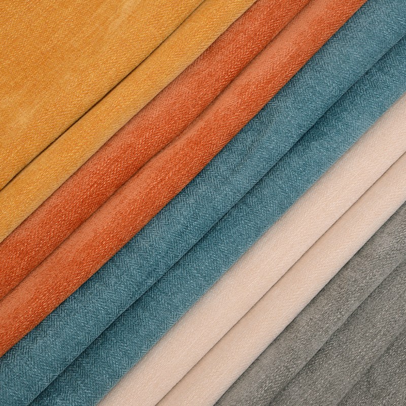 布料面料沙发绒布加厚防滑软包硬包抱枕床头纯色雪尼尔坐垫飘窗垫