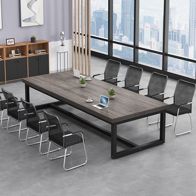 会议桌长桌简约现代会议室洽谈桌长条桌子工作台餐桌办公桌椅组合