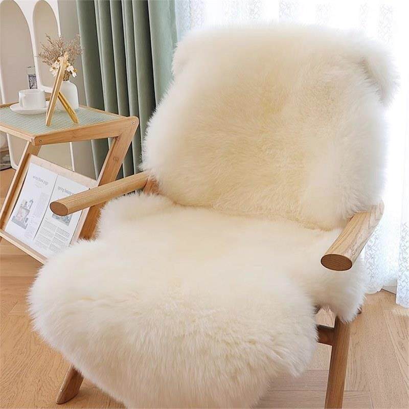 小沙整张羊毛沙发垫坐垫羊毛地毯床边客厅地毯飘窗垫榻榻米椅子垫