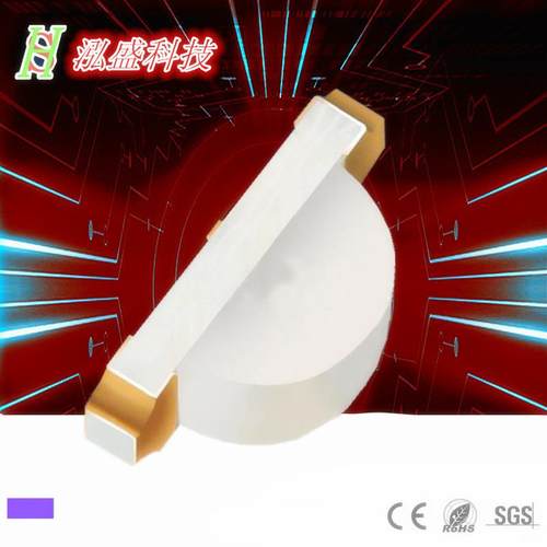 贴片LED1204紫色侧面发光管3210紫UVC1206侧面紫光LED照明灯珠