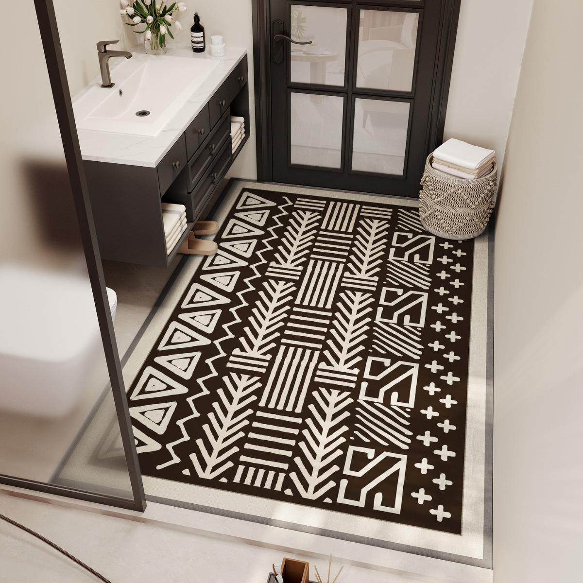 地毯自由裁剪浴室地垫软硅藻泥吸水防滑洗漱台大尺寸可脚垫卫生间