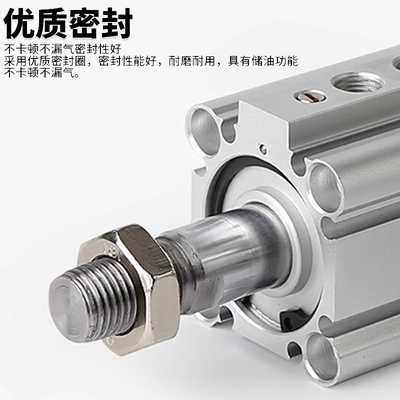 SMC气缓冲气缸RQB-RQA-RDQA20/RDQB25-25-30-40-45-50-75-100-M