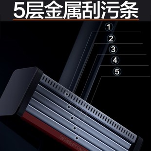 家用平板拖把大号懒人一拖净免手洗拖地拖布干湿两用 大卫P12新款