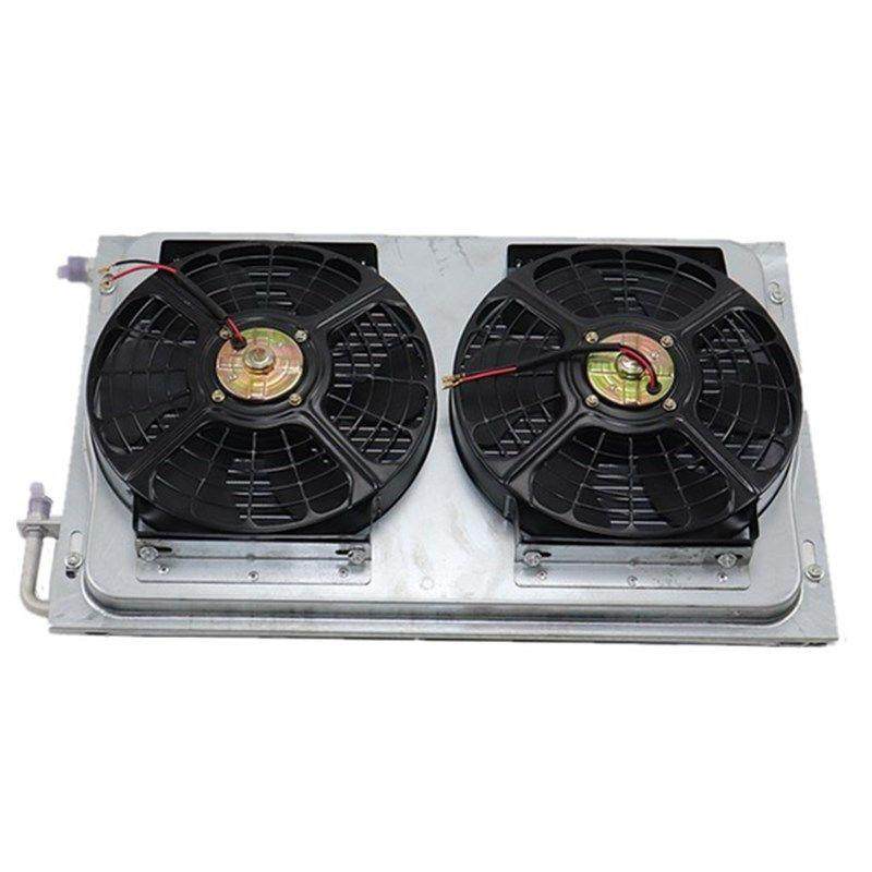货车空调冷凝器总成12v24v挖掘机汽车改装通用型散热网电子扇风机,汽车零部件/养护/美容/维保,散热器电子扇,淘宝优惠券,粉丝福利购,淘宝优惠卷