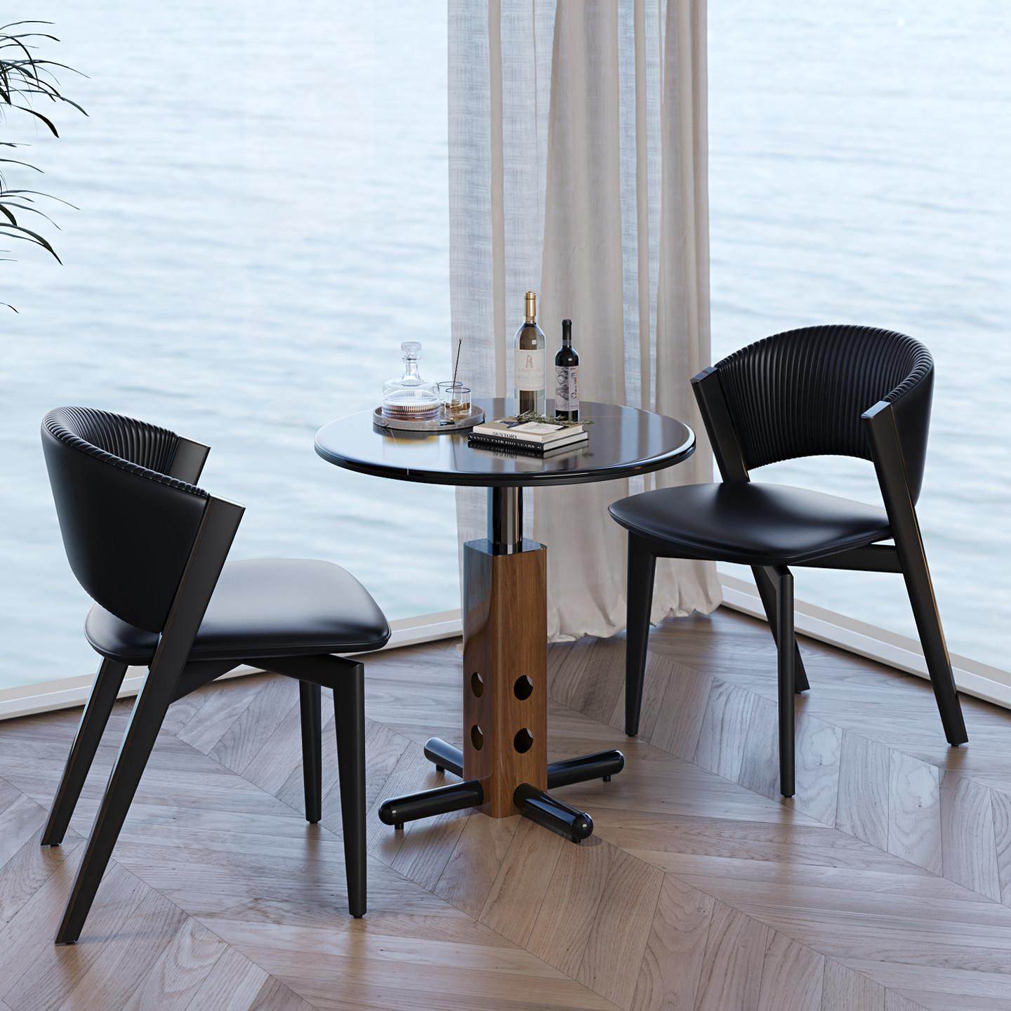 2025新款家用高级阳台超晶石小圆桌酒店民宿高端接待洽谈桌椅组合,住宅家具,岩板餐桌,淘宝优惠券,粉丝福利购,淘宝优惠卷