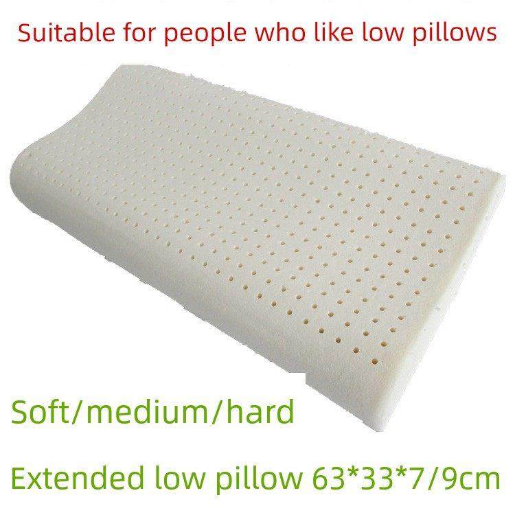 天然乳胶枕，泰国进口原料，乳胶平弯枕，延长低枕，颈椎护理,床上用品,乳胶枕,淘宝优惠券,粉丝福利购,淘宝优惠卷