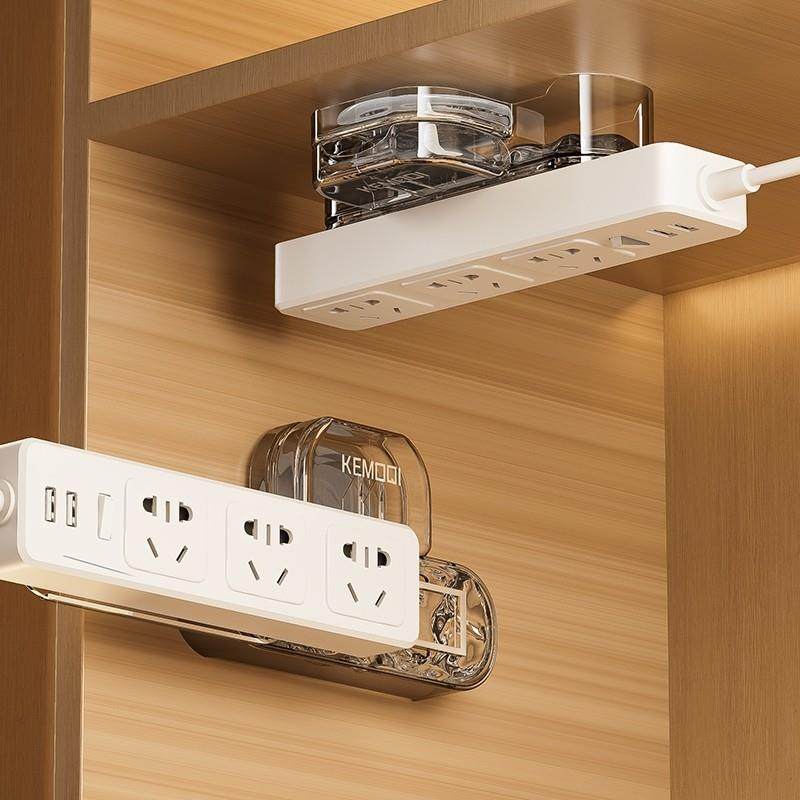 排插固定器吸盘免打孔路由器墙上贴插排墙面插座排插板置物架,收纳整理,排插固定器,淘宝优惠券,粉丝福利购,淘宝优惠卷