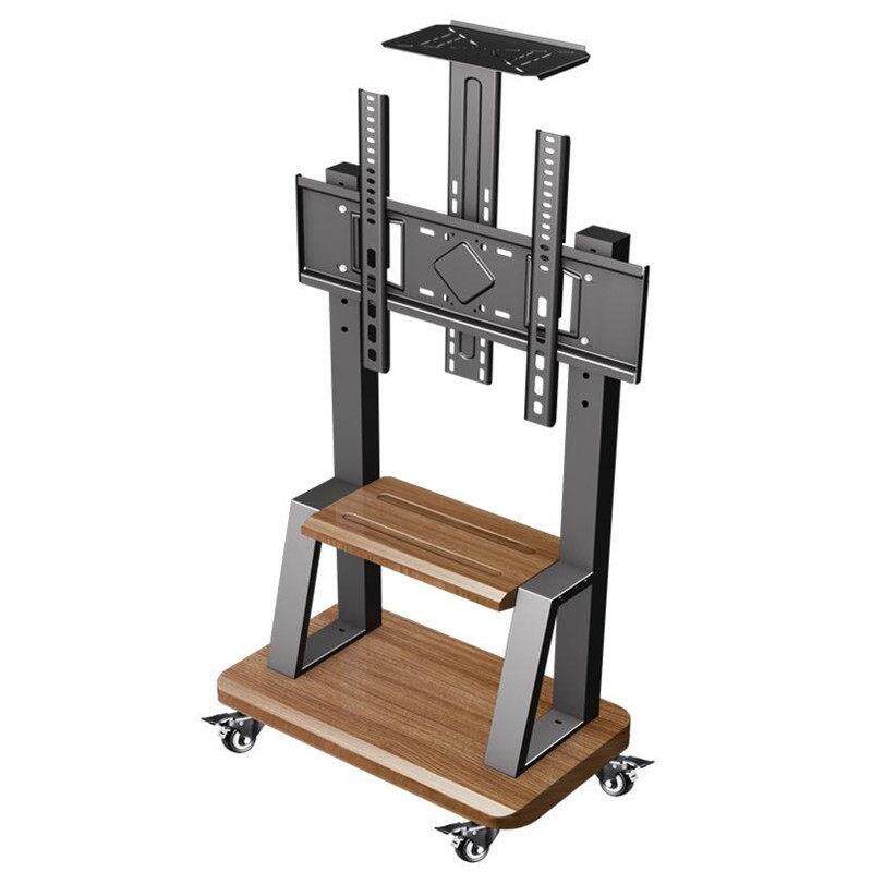 可移动电视支架落地推车带轮立式挂架加厚通用适用75寸一体机架子