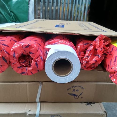 蓝鸽1070MM*50M工程绘图纸 B0白图广告刻字机字膜 家具设计效果纸