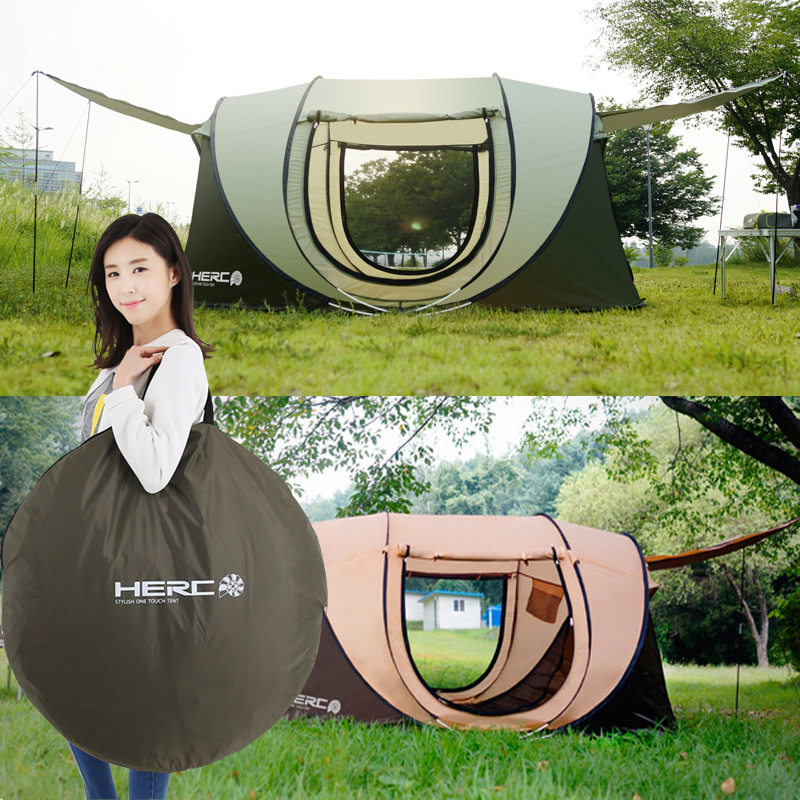 韩版全自动3秒速开蜗牛帐篷 船型家庭露营2门2大窗楼顶院子帐篷,户外/登山/野营/旅行用品,露营/旅游/登山帐篷,淘宝优惠券,粉丝福利购,淘宝优惠卷