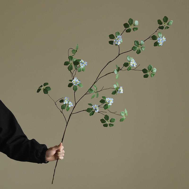 小清新观音莲仿真花藤蔓假花家居摆设客厅餐桌玄关装饰品摆件花艺