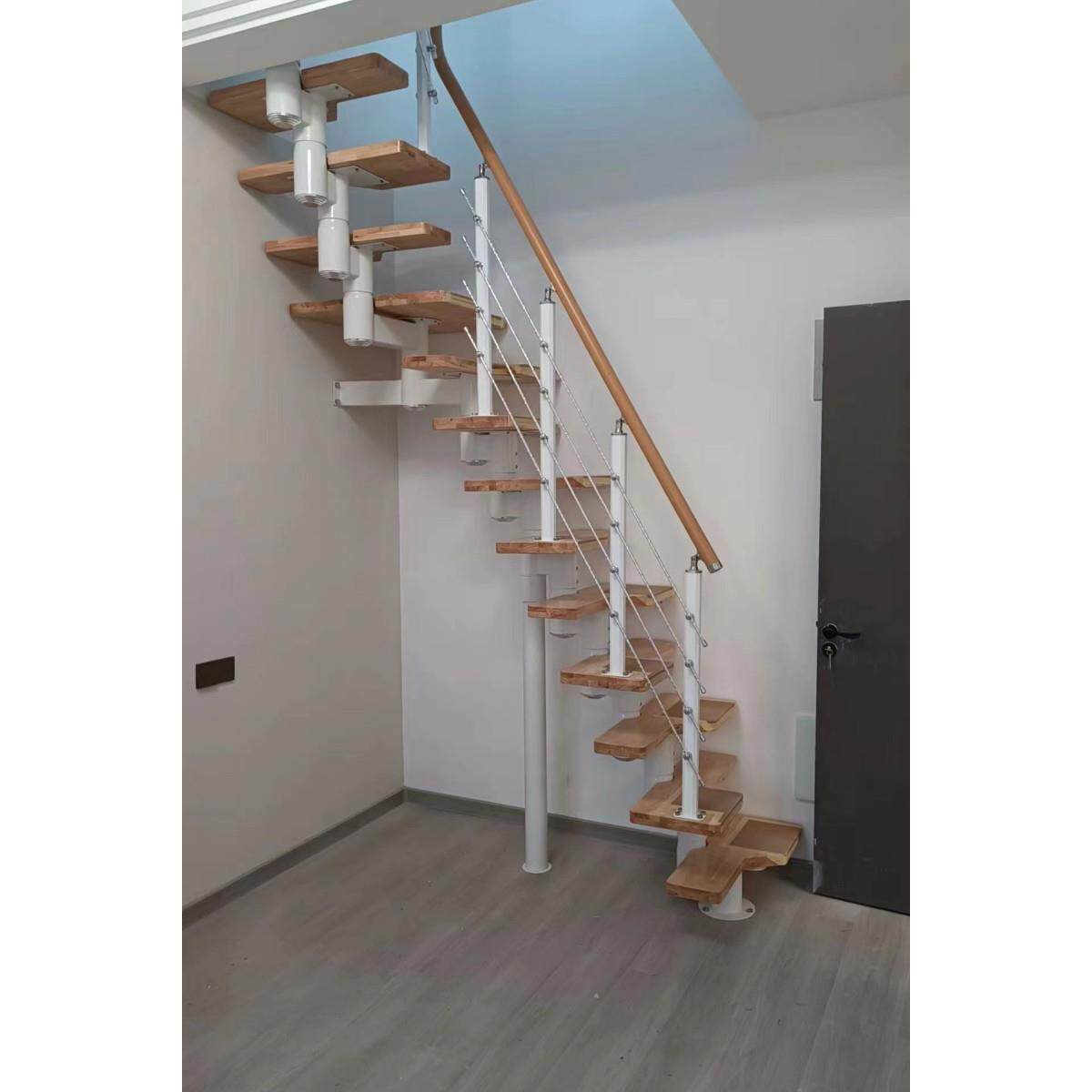 南京楼梯 小钢梯 缩颈龙骨楼梯 小洞口楼梯 整体楼梯迷你楼梯定制