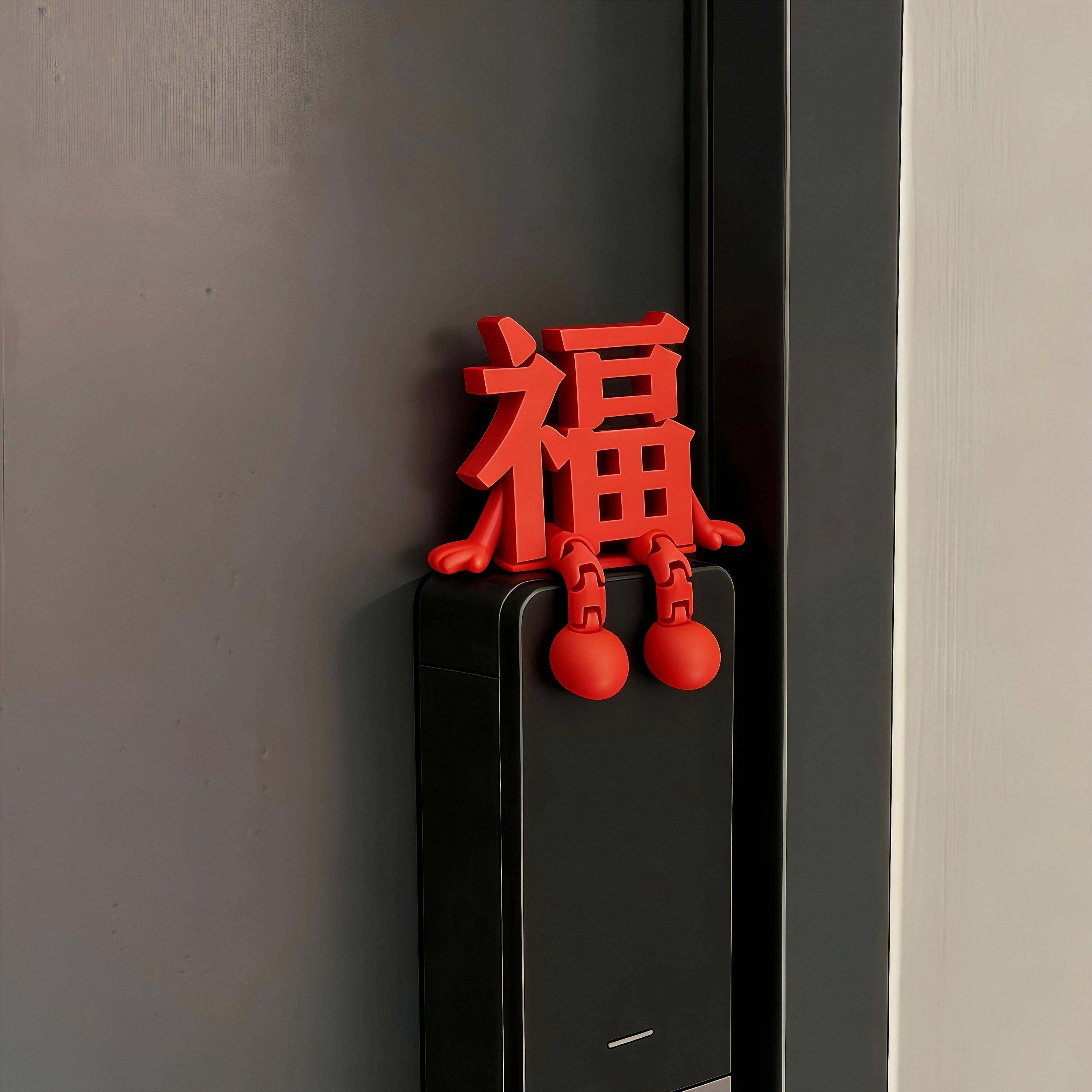 福字摆件新年装饰智能门锁装饰春节过年家居氛围感节日装扮用品,节庆用品/礼品,节日装扮用品,淘宝优惠券,粉丝福利购,淘宝优惠卷