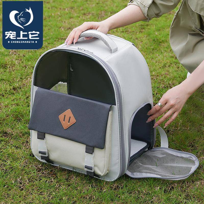 采购产品新背包猫袋，便携式宠物背包，牛津布多功能猫袋，大容量