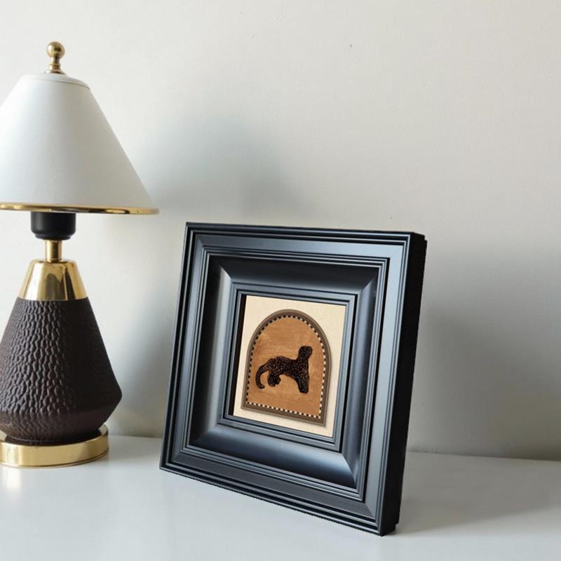 黑色中古风相框棕色挂墙画框树脂字画水彩油画相框国覆古画框空框