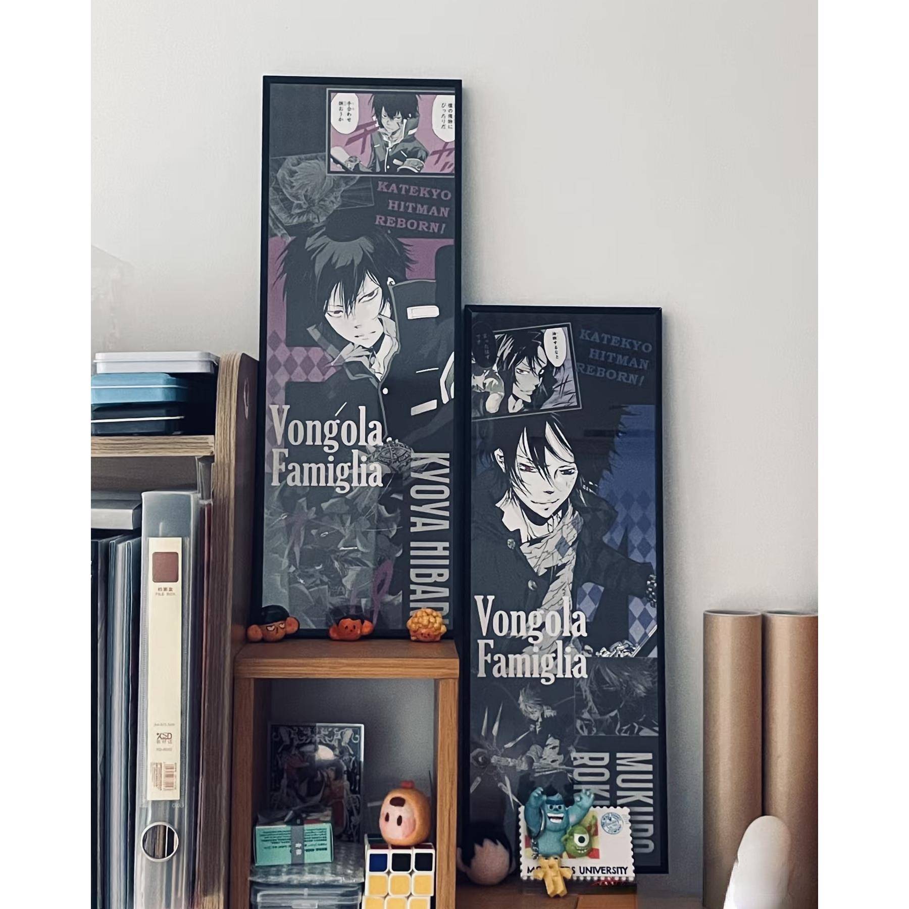 家庭教师铝合金海报框天野明周边杂志画框挂墙细窄边画框相框