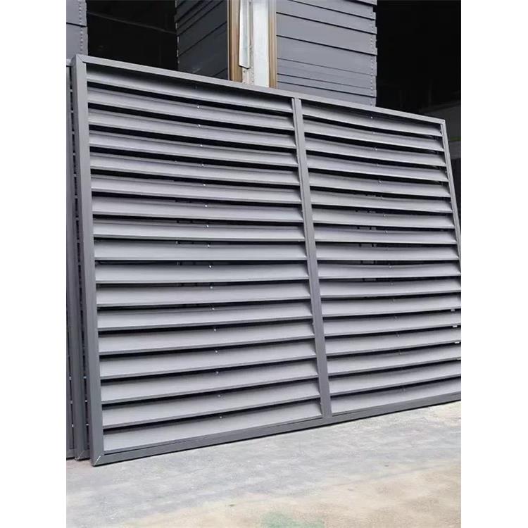 定制铝合金铝百叶空调外机格栅网防护罩围栏挡通风口透气散热防雨
