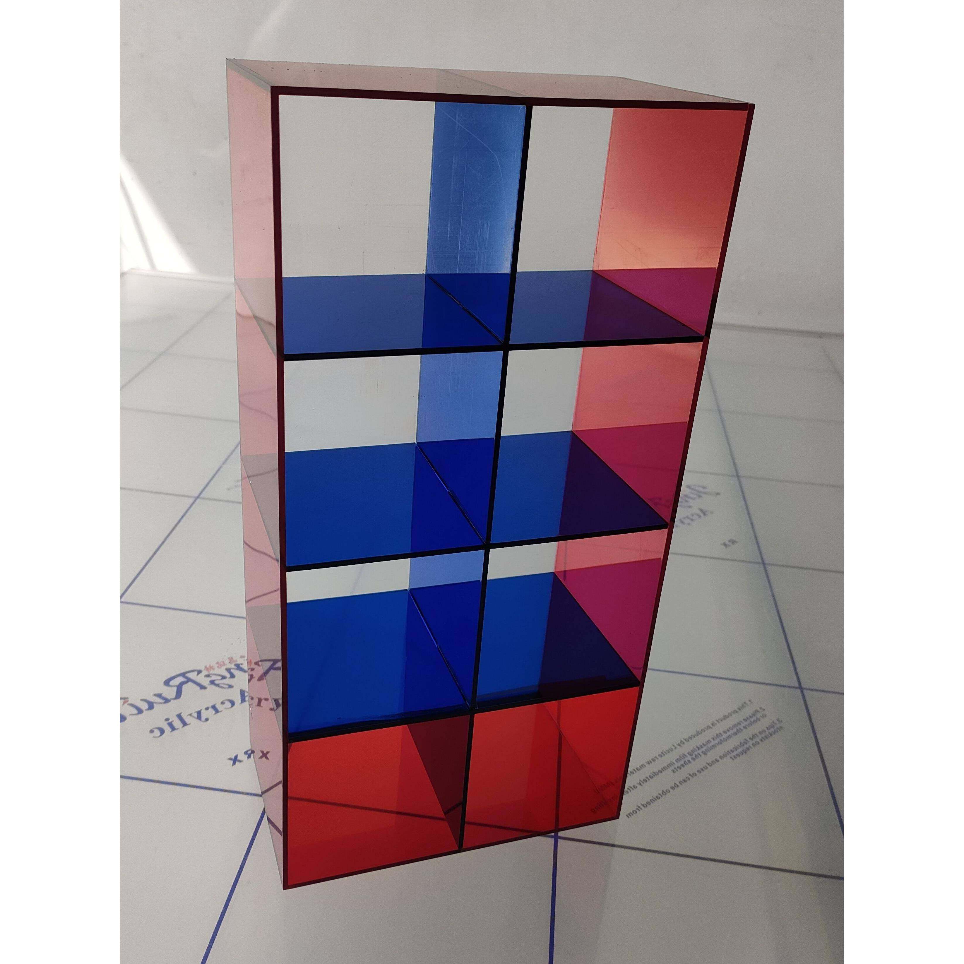 亚克力板有机玻璃半透高透明板磨砂板塑料定制折弯激光切割雕