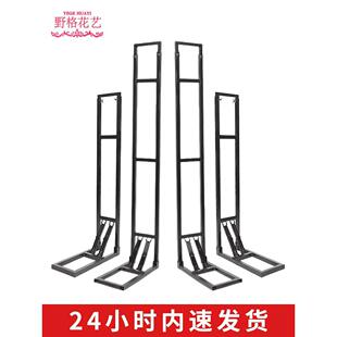 kt板婚庆背景支架婚礼拱门铁架子户外3米伸缩升降广告固定支撑杆