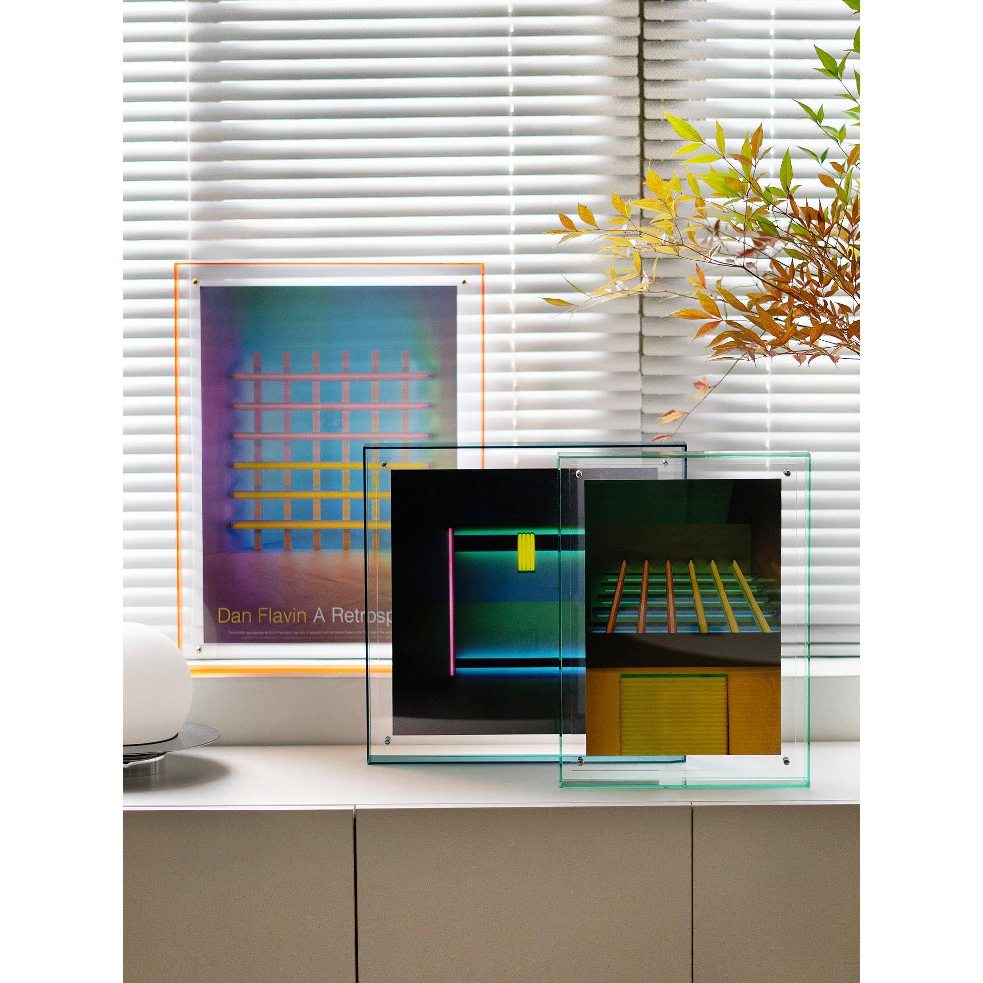 亚克力透明相框挂墙打印照片海报框diy定制装裱双面创意画框空框