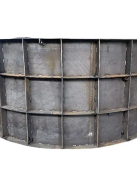 定制风电发电基础模板八角风电基座模具水泥承台圆弧形定型钢模