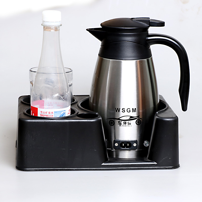 汽车大号水壶固定支架坐式水杯架车载饮料架车用多功能水杯架子