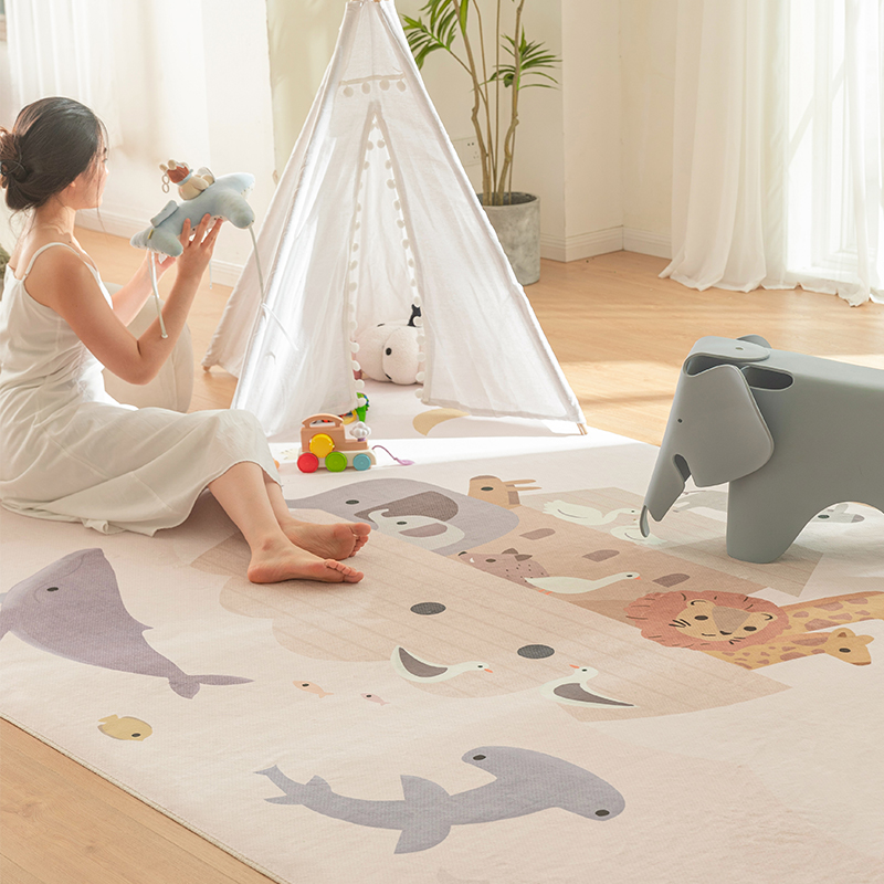 【秋冬新款】CCFARTS  诺亚方舟 儿童可机洗无胶地毯双层可拆洗