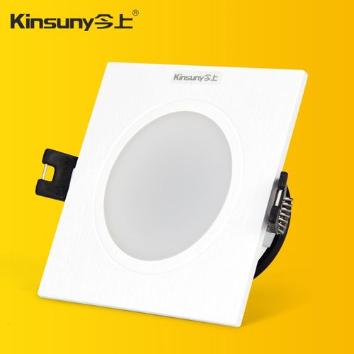 今上led筒灯嵌入式4W2.5寸开孔7.5双头筒灯双孔格栅灯长方形T9