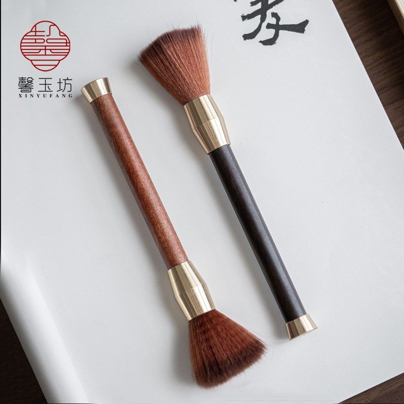 馨玉坊铜木养壶笔不掉毛茶笔茶刷扫水扫茶黑檀实木功夫茶道配件,餐饮具,茶道/零配,淘宝优惠券,粉丝福利购,淘宝优惠卷
