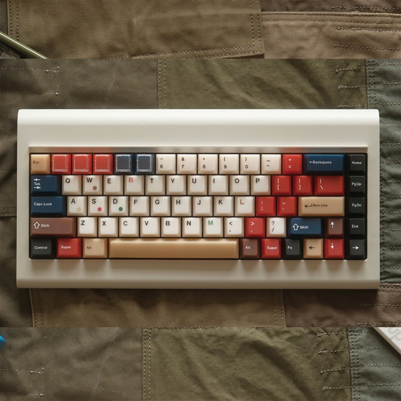 混灯雾透键帽透明光黑灯PC适客制化机械键盘ace68夜魔wooting60he